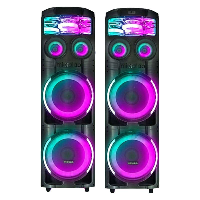 پخش کننده خانگی میکرولب مدل V400 3D مجموعه دو عددی