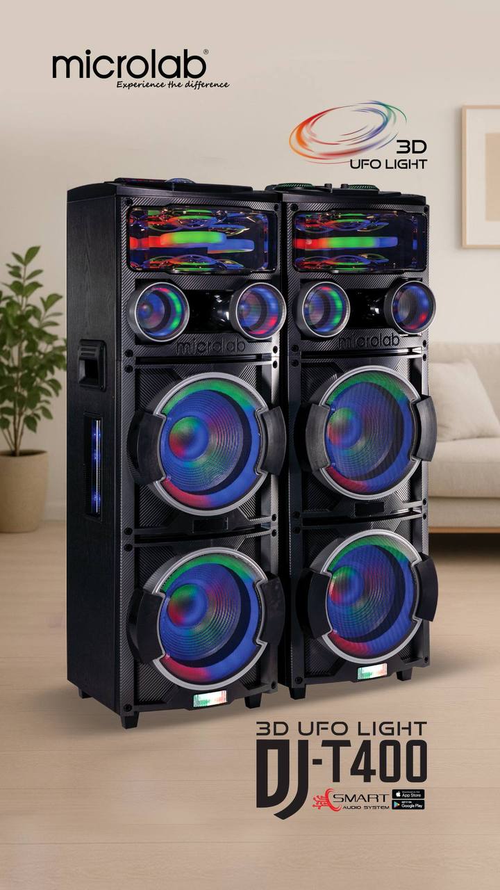 اسپیکر میکرولب مدل DJ-T400 با بلوتوث ۵